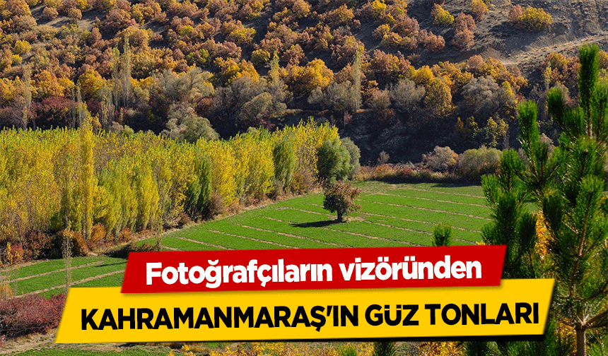 Fotoğrafçıların vizöründen Kahramanmaraş'ın Güz Tonları
